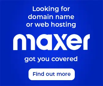 Maxer domain and web hosting