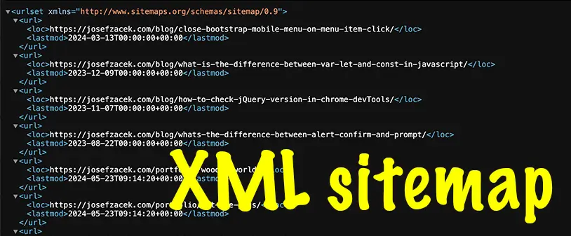 Create XML sitemap using Jekyll